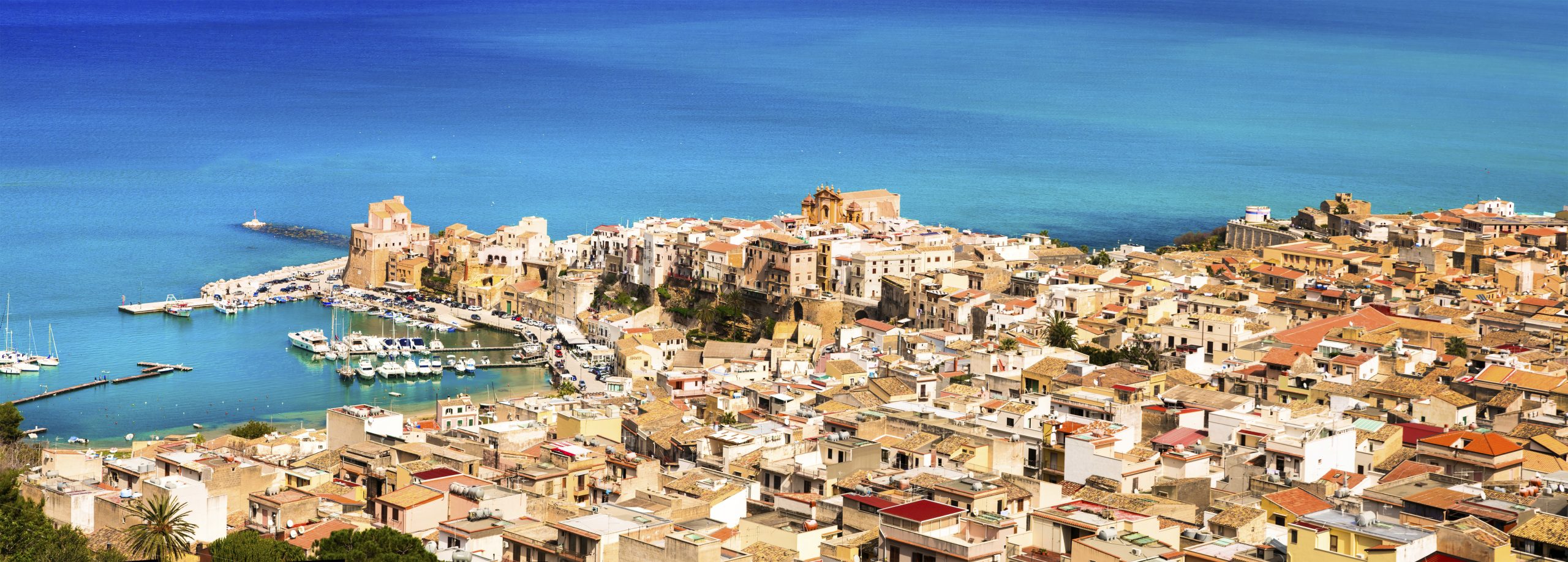 Castellammare del Golfo - beautiful coastal town in Sicily, Ital